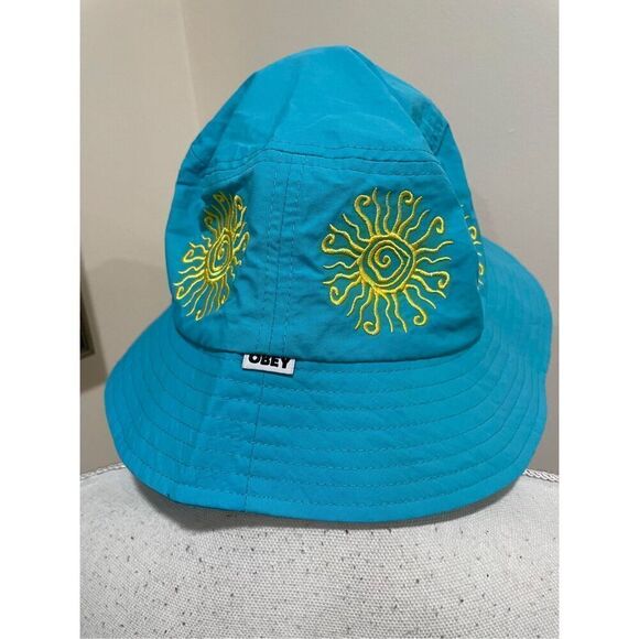 New Urban Outfitters x OBEY Gravel Bucket Hat blue - Picture 6 of 7